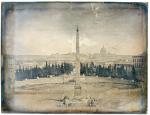 [DAGUERRÉOTYPE DE ROME]
PIERRE-AMBROISE RICHEBOURG (1810 - 1875) - (attribué à)

Piazza...