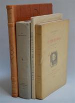 Edgar POE/ E. DUFOUR
Trois contes.
Paris, R. Kieffer, 1927, 1 vol...