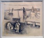 MORIN-JEAN (1877-1940)
Les marins
Estampe numérotée 6/9, 14.5 x 17 cm
