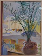 Jean LAUNOIS (1898-1946)
La terrasse sur le port
Aquarelle signée en bas...
