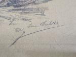 Charles CHATELLIER (1861-1915)
Retour de pêche
Pastel signé en bas à droite
30...