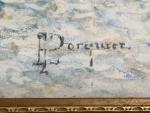 Édouard PORQUIER (1848-?)
Les Sables d'Olonne
Aquarelle signée en bas à droite
49...