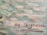 Charles Louis SIGNORET (1867-1932)
Retour de pêche
Huile sur toile signée en...