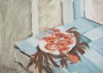 Paul NASSIVET (1904-1977)
L'assiette de crevettes
Huile sur toile signée en bas...