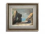 Georges EVEILLARD (1879-1965)
La plage au milieu des rochers
Huile sur panneau...