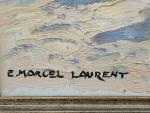 Emmanuel MARCEL-LAURENT (1892-1948)
Quimper, la Fête Dieu 
Huile sur toile signée...