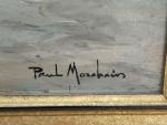Paul MORCHAIN (1876-1939)
Retour de pêche en Bretagne
Huile sur panneau signée...