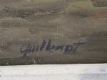 GUILLEMOT (XXème)
Retour de pêche
Huile sur toile signée en bas à...