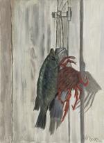 Paul NASSIVET (1904-1977)
Retour de pêche au poisson et à l'araignée
Huile...