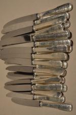 24 COUTEAUX : 12 couteaux de table et 12 couteaux...