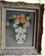 ECOLE FRANCAISE
Vase de fleurs
Pastel, 41 x 33.5 cm
