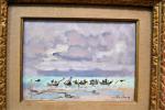 André HAMBOURG (1909-1999)
Les pêcheurs de moules
Huile sur toile signée en...