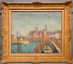 Emile DEZAUNAY (1854-1938)
Le port du Croisic
Huile sur toile signée en...