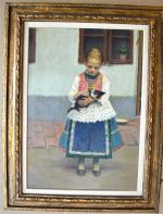 Jàmos Làszlo ALDOR (1895-1944)
Portrait d'enfant
Huile sur toile signée en bas...