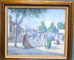 Yves BAILLERGEAU (né en 1881)
Place de Tunis à Kairouan
Huile sur...