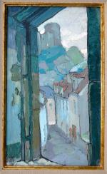 Robert BEAT (1903-1990)
Rue de Falaise
Huile sur panneau signée en bas...