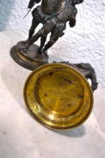 Emile GUILLEMIN (1841-1907)
Les duellistes
Paire de bronzes patinés et signés
H. :...