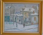 Roger BERTIN (né en 1915)
Montmartre
Huile sur toile signée en bas...