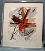 Huguette Arthur BERTRAND (1922-2005)
Composition, 1962
Estampe nuémrotée 16/40, signée et datée...