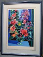 Camille HILAIRE (1916-2004)
Bouquet de fleurs
Estampe numérotée EA 1/3 en bas...