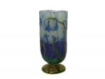 DAUM # Nancy
Clochettes
Vase polylobé sur piédouche en verre multicouche à...