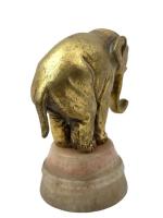 Jean GARNIER (1853-c.1910)
Eléphant en bronze sur un socle en marbre,...
