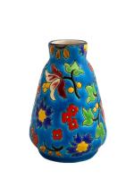 LONGWY
Vase à décor aux émaux polychromes
H.: 10.5 cm