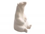 DUQUENNE (XXème)
Ours polaire assis
Sujet en faïence à décor émaillé blanc...