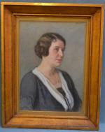 Alexis de BROCA (1868-1948)
Portrait de dame, 1930
Aquarelle signée et datée...