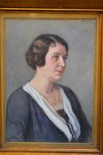 Alexis de BROCA (1868-1948)
Portrait de dame, 1930
Aquarelle signée et datée...