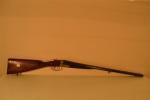 Fusil de chasse juxtaposé, fabrication artisanal, française
Calibre 12
Crosse anglaise 
Double...