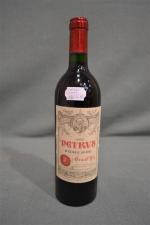 PETRUS, Pomerol Grand vin, 1988
1 bouteille
inscription sur l'étiquette