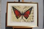 Bernard BUFFET (1928-1999)
Le papillon rouge
Lithographie signée et numérotée 26/150
70 x...