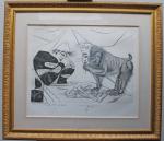 Pierre-Yves TREMOIS (1921)
Essai pour l'illustration "Moà le Clown"
Estampe signée et...