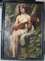 ECOLE FRANCAISE XIX-XXème siècle
La Cigale
Huile sur toile (petites restaurations)
H. :...