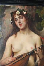 ECOLE FRANCAISE XIX-XXème siècle
La Cigale
Huile sur toile (petites restaurations)
H. :...