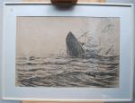 Maxime MAUFRA attribué (1861-1918)
Marine dessin portant signature et daté 26...