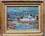 Jean RIGAUD (1912-1999)
Doelan, le port
Huile sur toile signée en bas...