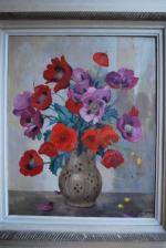 Maurice EHLINGER (1896-1981)
Bouquet d'anémones
Huile sur toile signée en bas à...