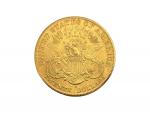 Pièce de 20 dollars américaines en or 1904
Lot conservé à...