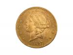 Pièce de 20 dollars américaine en or 1897
Lot conservé à...
