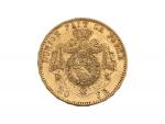 1 pièce de 20 francs or belge Léopold II 1877
Lot...