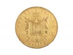 1 PIECE or 100 francs or 1857
Lot conservé à la...