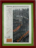 CHRISTO [bulgare] (1935-2020)
The Gates, Central Park, New York
Carte postale signée...