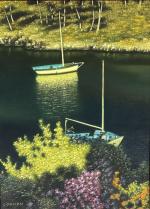 Jean Yves COULIOU (1916-1995)
Moellan sur Mer, le printemps en Bretagne
Huile...