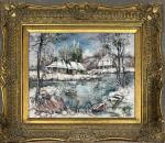 Claude DUMONT (né en 1938)
Temps de neige sur l'étang
Huile sur...
