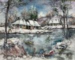 Claude DUMONT (né en 1938)
Temps de neige sur l'étang
Huile sur...