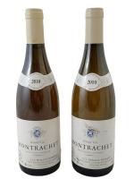 2B Montrachet, Grand cru, Romanet, 2010 (une étiquette présentant des...