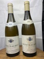 2B Montrachet, Grand cru, Romanet, 2010 (une étiquette présentant des...