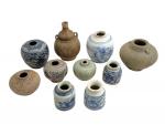 Chine, Vietnam XVIe au XVIIIe siècle, 
Ensemble en céramique et...